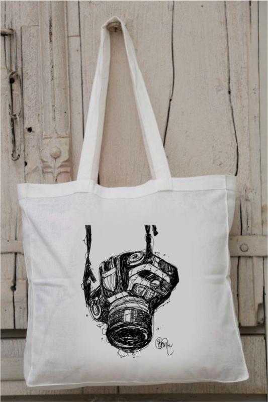 Tote Bag - Camera - Poppins Store